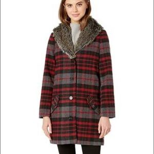 Jack by BB Dakota Romance Brush Plaid Coat